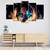 Cuadro Decorativo Dragon Ball Gohan Kame Hame Ha 100x60cm 5pzs Cuadros MX