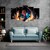 Cuadro Decorativo Dragon Ball Gohan Kame Hame Ha 100x60cm 5pzs Cuadros MX