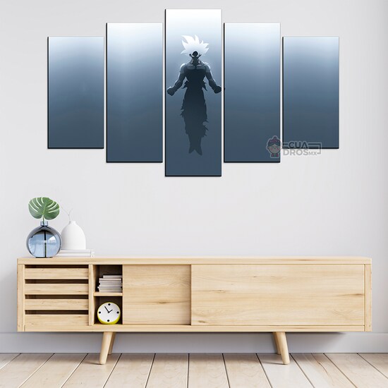 Cuadro Decorativo Dragon Ball Goku Ultra Instinto Fondo Gris 100x60cm 5pzs Cuadros MX Cuadro Decorativo Dragon Ball Goku Ultra Instinto Fondo Gris 100x60cm 5pzs Cuadros MX