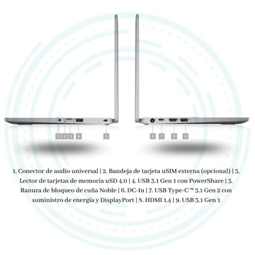 Laptop Dell Latitude 5300 Portátil 2 en 1 Intel CoreTM i3-8145U 8Gb 256GB