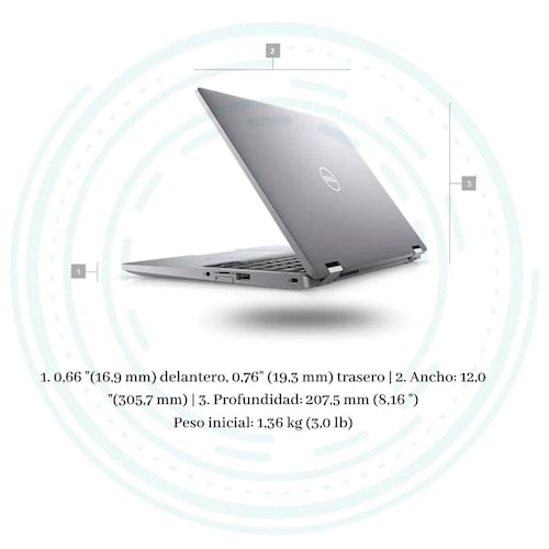 Laptop Dell Latitude 5300 Portátil 2 en 1 Intel CoreTM i3-8145U 8Gb 256GB