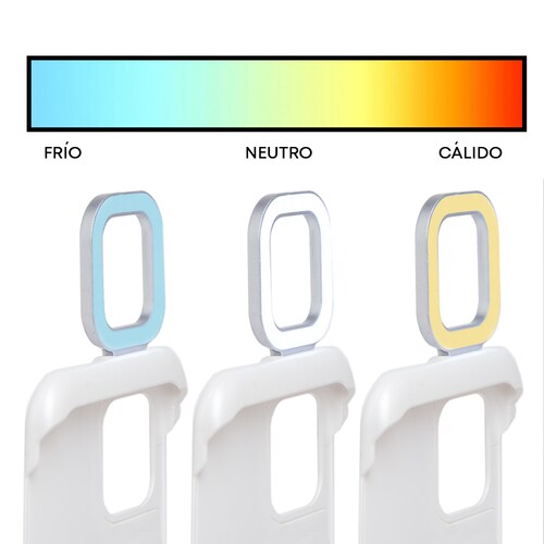 Funda De Celular Con Anillo De Luz Led