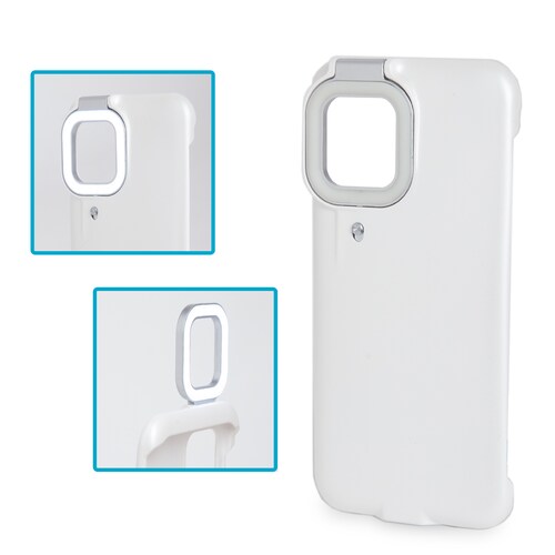 Funda De Celular Con Anillo De Luz Led