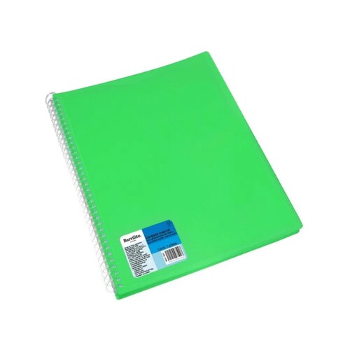 Carpeta Espiral Con Protectores De Hojas Barrilito