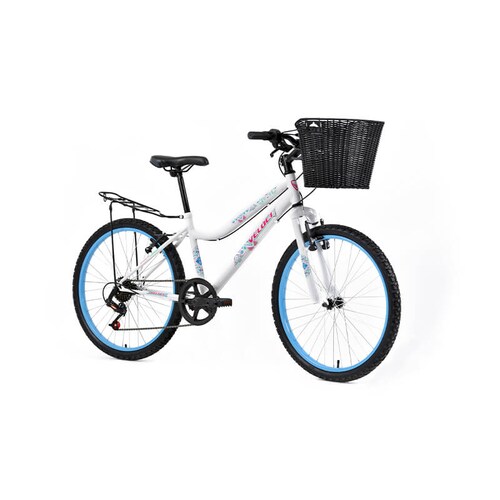 Bicicleta Veloci Haigo Rodada 24 Blanco Urbana