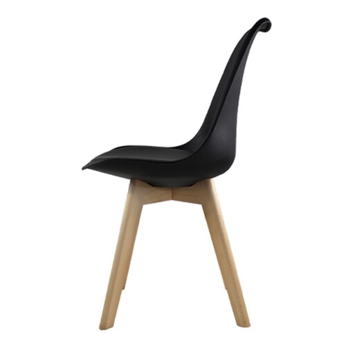 Set 2 Sillas Eames Hogar Frankfurt Negro Mundo In.