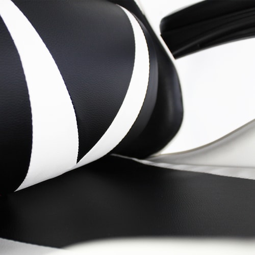 Silla Gamer Ergonómica MOB-ZD12 Negro con Blanco Mundo In