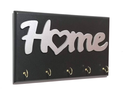 PORTA LLAVES DE PARED EN MDF DE 15 MMS. MODELO "HOME"