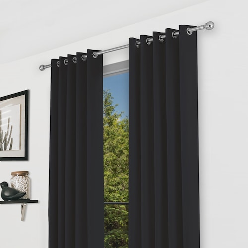 Cortina Blackout 274 X 213 Cm 2 Paneles Bloquea Ruido y Luz