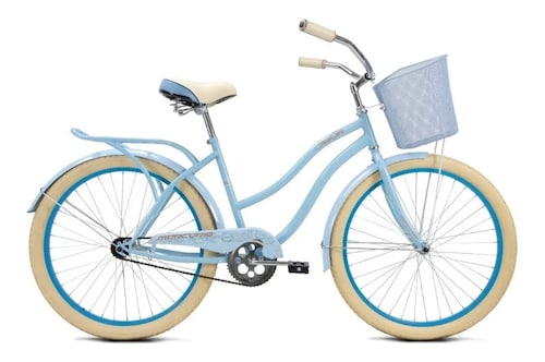 Bicicleta Cruiser Dama R26 Azul