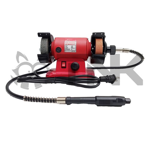 Esmeril De Banco Mini Con Chicote Para Fresas De Mototool
