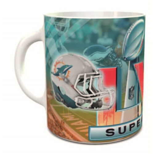 TAZA BLANCA, CONMEMORATIVA SUPER BOWL 2022