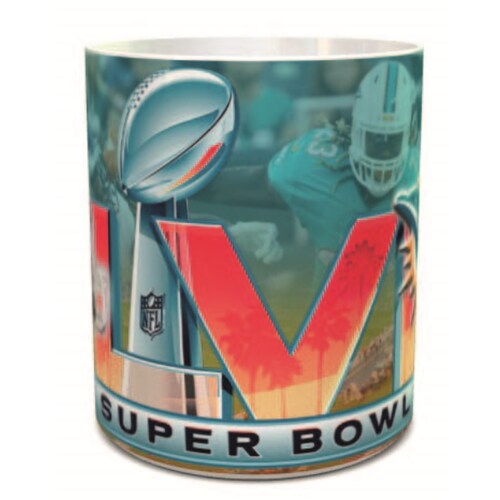 TAZA BLANCA, CONMEMORATIVA SUPER BOWL 2022