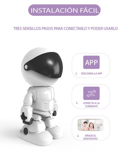 Cámara WIFI HD estilo Robot / Entrega Inmediata