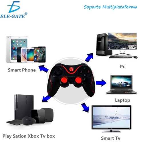 Control Celular Gamepad Videojuego Bluetooth Android Con Soporte - ELE-GATE
