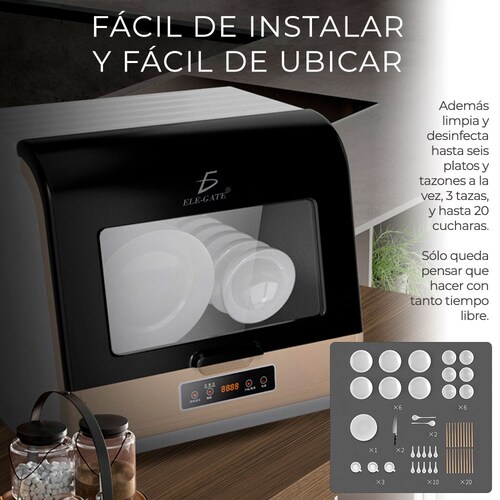 Mini Lavavajillas Con Depósito De Agua 
