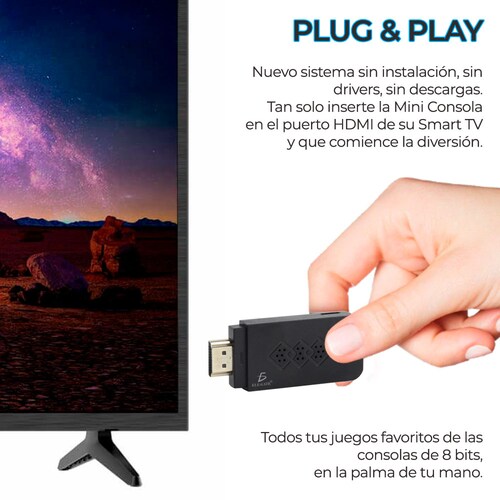 Consola Mini Retro 888 Juegos Con Controles - Sin Cables - Los mejores juegos