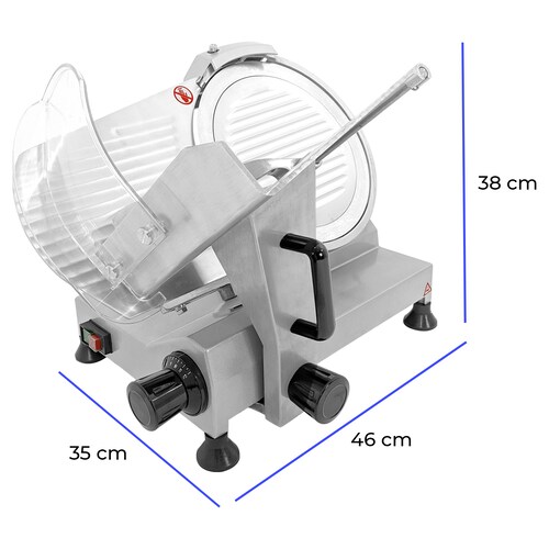Rebanadora Jamon Cuchilla 250 mm Carnes Frias Aluminio 250 Watts