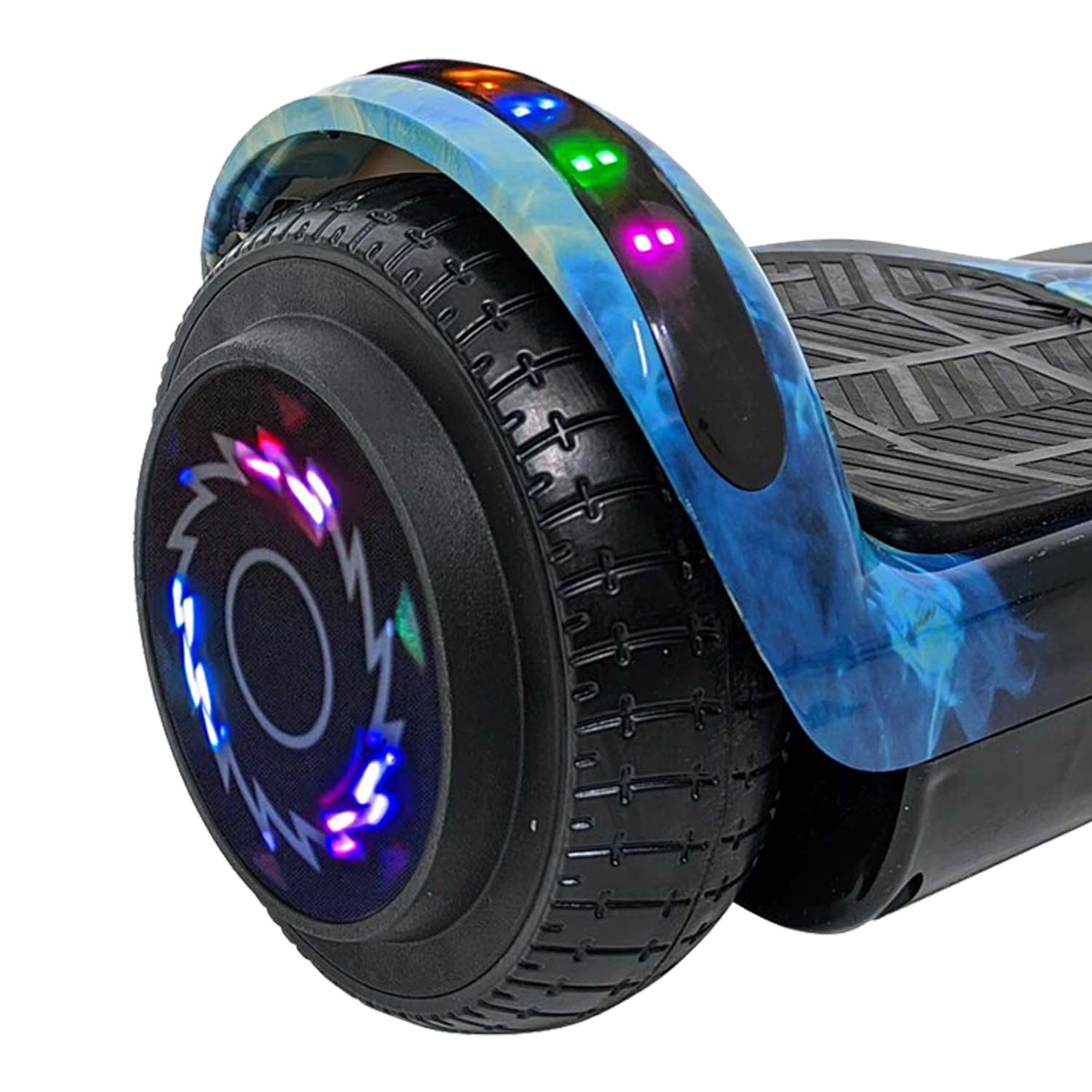 Patineta Electrica Estilo Hoverboard 12 km Bluetooth Luz Led Llamas