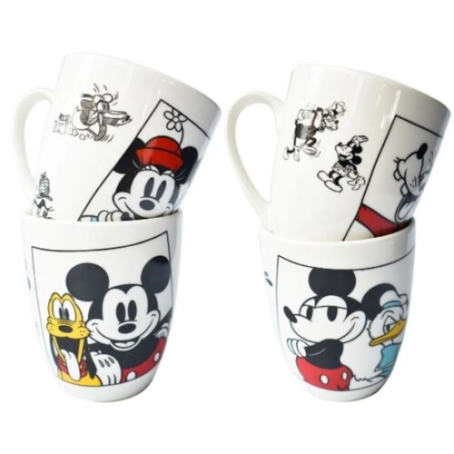 Fun Kids 2415-3491 Vajilla Porcelana Disney Mickey, Minnie & Friends 12pz  Tazas : .com.mx: Hogar y Cocina