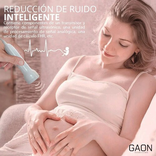Ultrasonido Portatil Doppler Fetal Oye Latidos De Tu Bebe 