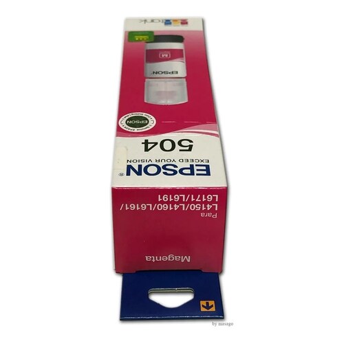 Combo 4 Botella Tinta Epson 504 Negro Cian Magenta Amarillo.