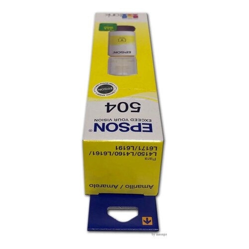 Combo 4 Botella Tinta Epson 504 Negro Cian Magenta Amarillo.