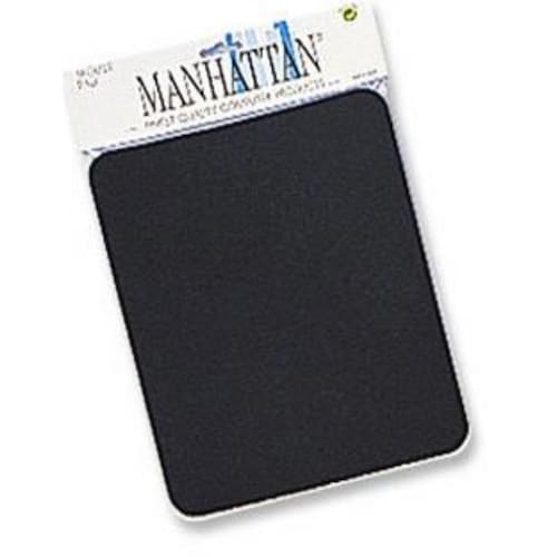 MOUSE PAD 6 MM MANHATTAN NEGRO EN BOLSA
