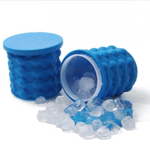Molde Hielos Ice Bebidas Cube Azul Silicon Hielera
