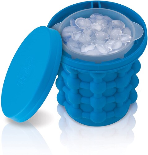 Molde Hielos Ice Bebidas Cube Azul Silicon Hielera