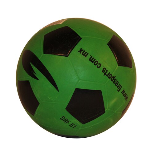 Paquete de 3 Balones De Futbol Fire Sports De Hule Verde #5