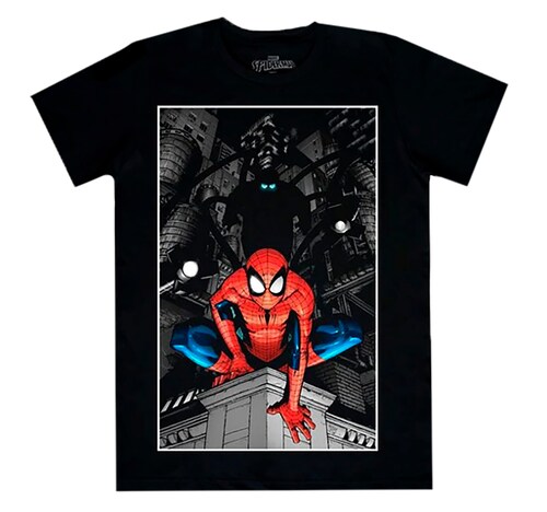 Playera Ock In Shadows Hombre Máscara De Látex Spiderman