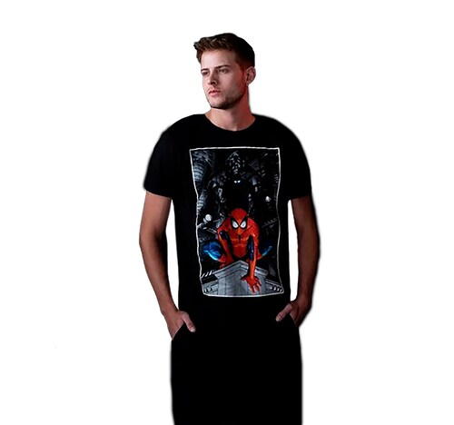 Playera Ock In Shadows Hombre Máscara De Látex Spiderman