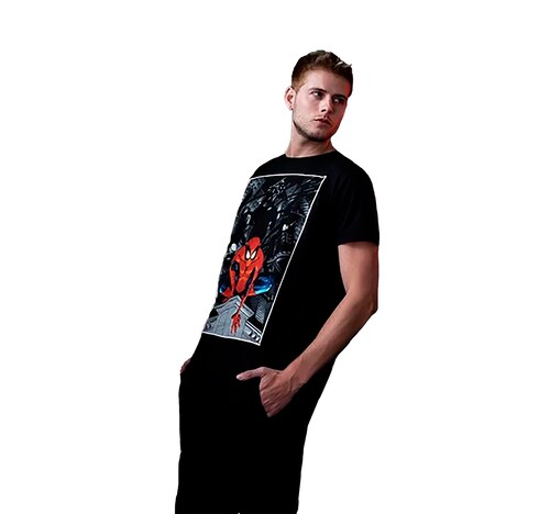 Playera Ock In Shadows Hombre Máscara De Látex Spiderman
