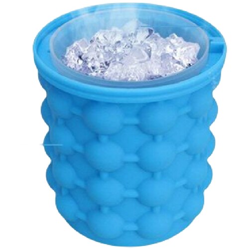 Molde Hielos Ice Bebidas Cube Azul Silicon Hielera