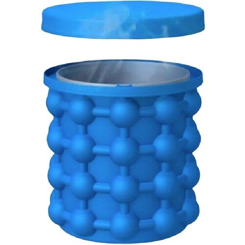 Molde Hielos Ice Bebidas Cube Azul Silicon Hielera