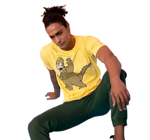 Playera Homerzilla Mascara De Latex Los Simpson