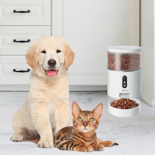 Dispensador Croquetas Wi-fi Perro Gato C/ Cámara Steren