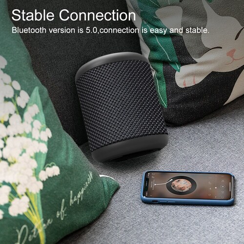 XDOBO Draco Mini Bocina Bluetooth 5.0 de 15W IPX6 TWS Negro