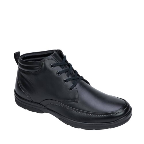 Botas Confort marca Calzado Pazstor, color negro, cómodas, para hombre, de piel, mod. 1003146