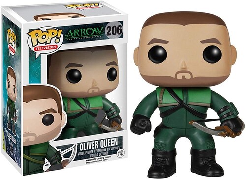 Funko Pop Figura Arrow Oliver Queen 206 DAÑO 