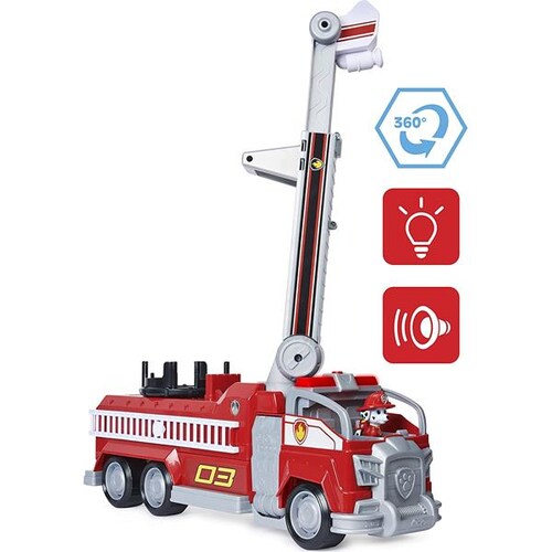 Paw Patrol Marshall Carro Transforming City Firetruck