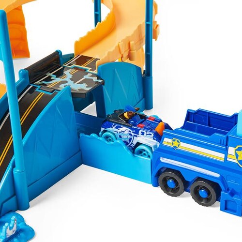 Paw Patrol Pista Chase Rescue Set Repara El Puente True Metal