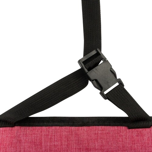 Asiento de Coche para Perros Portátil Plegable para Viaje. Rosa