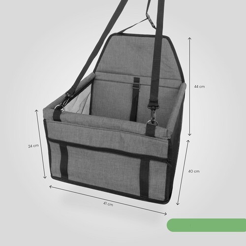 Asiento de Coche para Perros Portátil Plegable para Viaje. Rosa