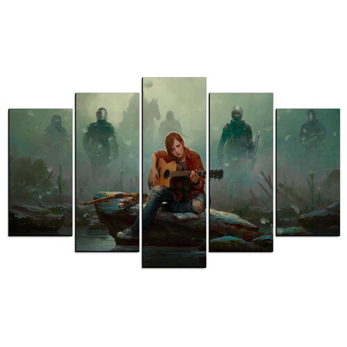 Cuadro Decorativo Gamer The Last of Us 100x60cm 5pzs Cuadros MX