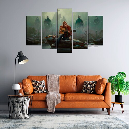 Cuadro Decorativo Gamer The Last of Us 100x60cm 5pzs Cuadros MX