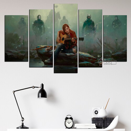 Cuadro Decorativo Gamer The Last of Us 100x60cm 5pzs Cuadros MX