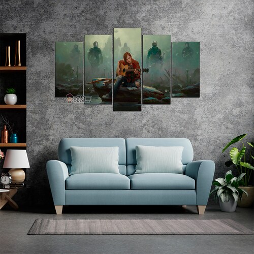 Cuadro Decorativo Gamer The Last of Us 100x60cm 5pzs Cuadros MX