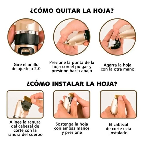  Máquina Rasuradora Cortadora Pelo Para Perros Gatos Mascotas  Kit De Peluquería Canina .